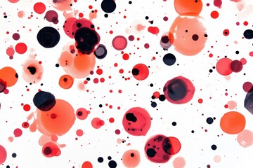 Poster - Vibrant blood splatter effects in diverse dimensions for unique creative projects and graphic design applications on pristine white backgrounds