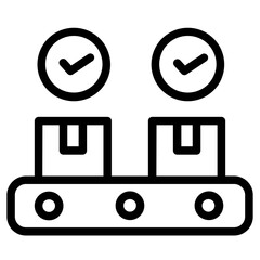 Poster - Check Failure Quality Line Icon