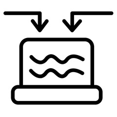 Poster - Threat Cyber Security Line Icon