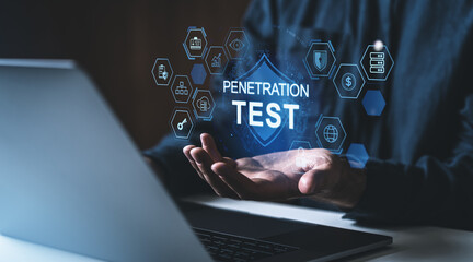 Poster - Concept of Penetration Test in Cybersecurity.