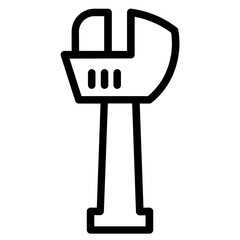 Poster - Repair Tool Work Line Icon