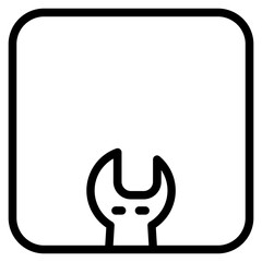 Poster - Repair Tool Work Line Icon