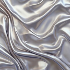 Poster - Elegant Silky Fabric with Gentle Folds Shimmering in Soft Light for a Luxurious Texture Background