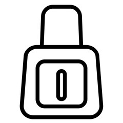 Poster - Blog Internet Key Line Icon