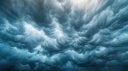 Poster - Dark sky concept. Dramatic cloud formations showcasing the beauty and power of nature's elements.