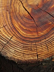 Poster - Close-up view of wooden grain, ideal for design and illustration purposes