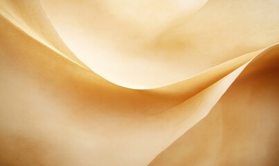Aufkleber - Soft, flowing texture of light beige fabric with subtle waves and shadows.