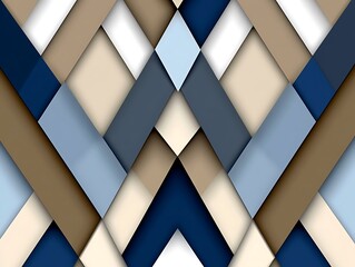 Poster - Modern Geometric background design with an interesting color palette