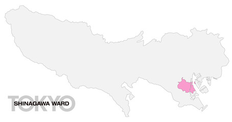  東京都品川区の位置地図_04