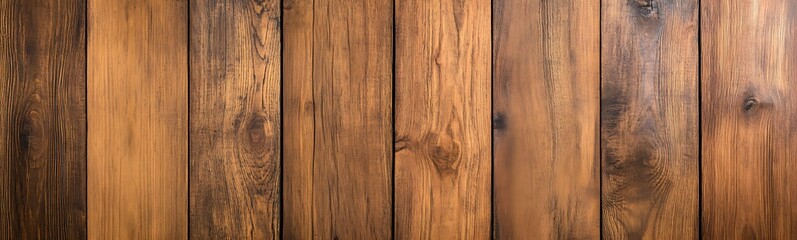Aufkleber - Wooden planks with rich textures and warm tones, creating a rustic aesthetic.
