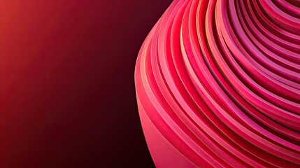 Poster - Geometric pattern design abstract background idea. Abstract red wave shadows create a dynamic and modern background for design projects.