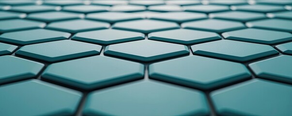 Poster - Geometric shapes illustration abstract background idea. Close-up of a modern hexagonal pattern, showcasing texture and geometric design.