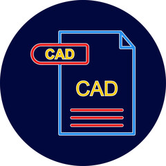Wall Mural - cad icon