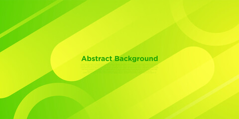 Wall Mural - abstract dynamic green colorful 3d background. overlap shapes pattern design. eps10 vector