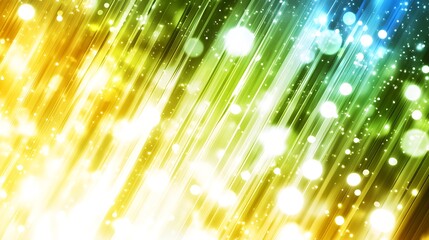 Poster - dynamic spectrum gradient, flowing motion and energy celebration concept