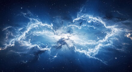 Wall Mural - nebula and galaxies in space. abstract cosmos background
