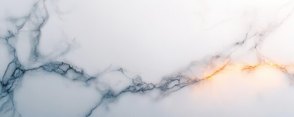Poster - Abstract art background concept. A close-up view of elegant white marble with subtle gray veining, perfect for design projects.