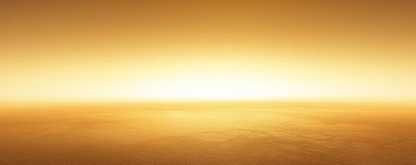 Poster - Abstract art background concept. Golden horizon at sunset creates a serene and tranquil atmosphere over the ocean.
