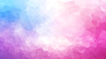 Poster - Soft Gradient Polygon Background with Blue to Pink Transition Effect