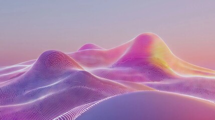 Poster - the background is a futuristic, 3d rendering of abstract technology flow, characterized by dynamic w