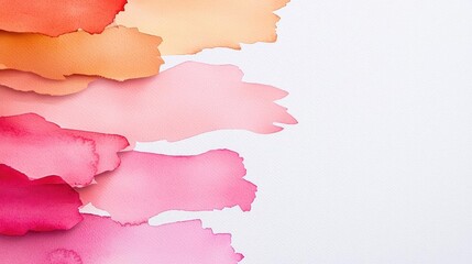 Poster - Digital watercolor painting abstract background idea. Colorful watercolor brush strokes creating a vibrant abstract background.