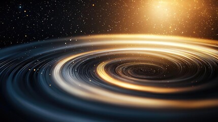Poster - Minimalist graphic design abstract background concept. A mesmerizing swirl of cosmic colors representing the vast universe.