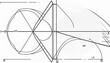 © Steve - scheme of constructing an inscribed circle in triangle and circumscribed circle around triangle illustration of infographics on mathematics and geometry for school students tutor website