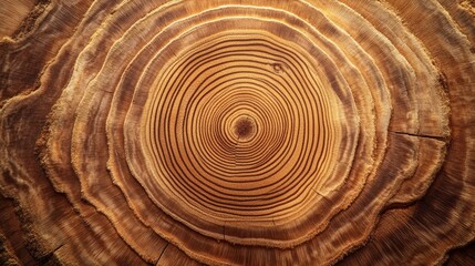 Poster - A close-up shot of a tree trunk with detailed bark texture and ridges