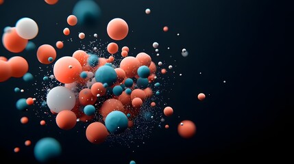 Poster - Vibrant luminous and iridescent bioinspired quantum dot nanoparticles derived from plant materials showcasing intricate organic structures and patterns in a glowing