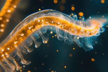 Poster - Close-up view of a jelly-like animal's features, suitable for illustration or design purposes