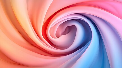 Poster - Vibrant color art abstract background concept. Abstract swirl of pastel colors blending in a mesmerizing gradient pattern.