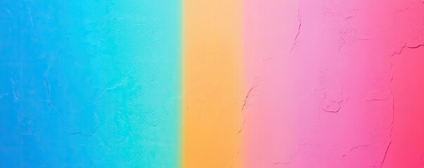 Poster - Pastel color illustration abstract background idea. A vibrant abstract background featuring blue, orange, and pink color gradients.
