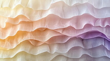 Poster - Pastel color illustration abstract background idea. A vibrant abstract background with elegant fabric layers in pastel colors.