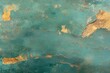 © Yopi - Distressed Teal and Gold Textured Paint Background