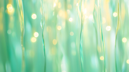 Poster - Magical light reflections abstract setting photography soft focus environment creative perspective