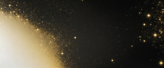Wall Mural - abstract magic white and gold dust beautiful background