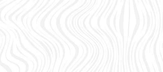 Poster - Wavy lines white monochrome background. Optical illusion striped wrapped background design. 