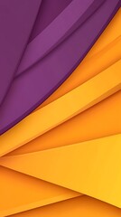 Poster - Dynamically layered abstract composition in vibrant hues for modern use