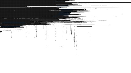Fototapete - Abstract glitch effect background. digital art. pixel glitch texture. digital distortion and noise effect. Data visualization concept. banner or poster. Vector Illustration.