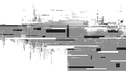 Fototapete - Abstract glitch effect background. digital art. pixel glitch texture. digital distortion and noise effect. Data visualization concept. banner or poster. Vector Illustration.