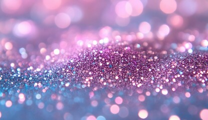 Poster - Sparkling, shimmering glitter surface, beautiful bokeh background for celebrations