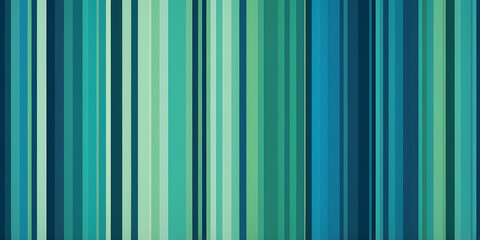 Poster - vertical lines in blues and greens: an abstract pattern of multicolored stripes in varying shades of