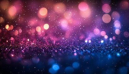 Poster - Abstract shimmering particles creating a sparkling fantasy background for decoration