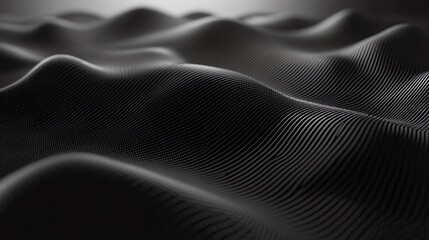 Poster - Abstract Dark Wave Pattern Background Texture