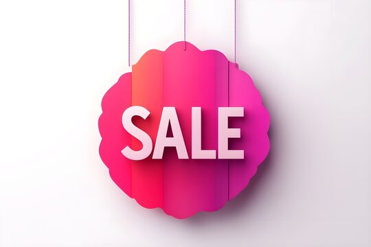 SALE as text for advertising or as a graphic element. 3d rendering