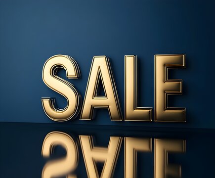 SALE as text for advertising or as a graphic element. 3d rendering