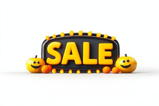 SALE as text for advertising or as a graphic element. 3d rendering