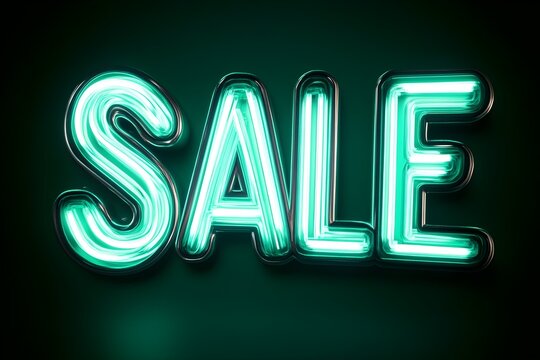 SALE as text for advertising or as a graphic element. 3d rendering