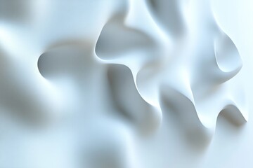 Poster - A close-up shot of a white wall with a blurry background