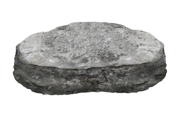 Wall Mural - rock isolated transparency background.